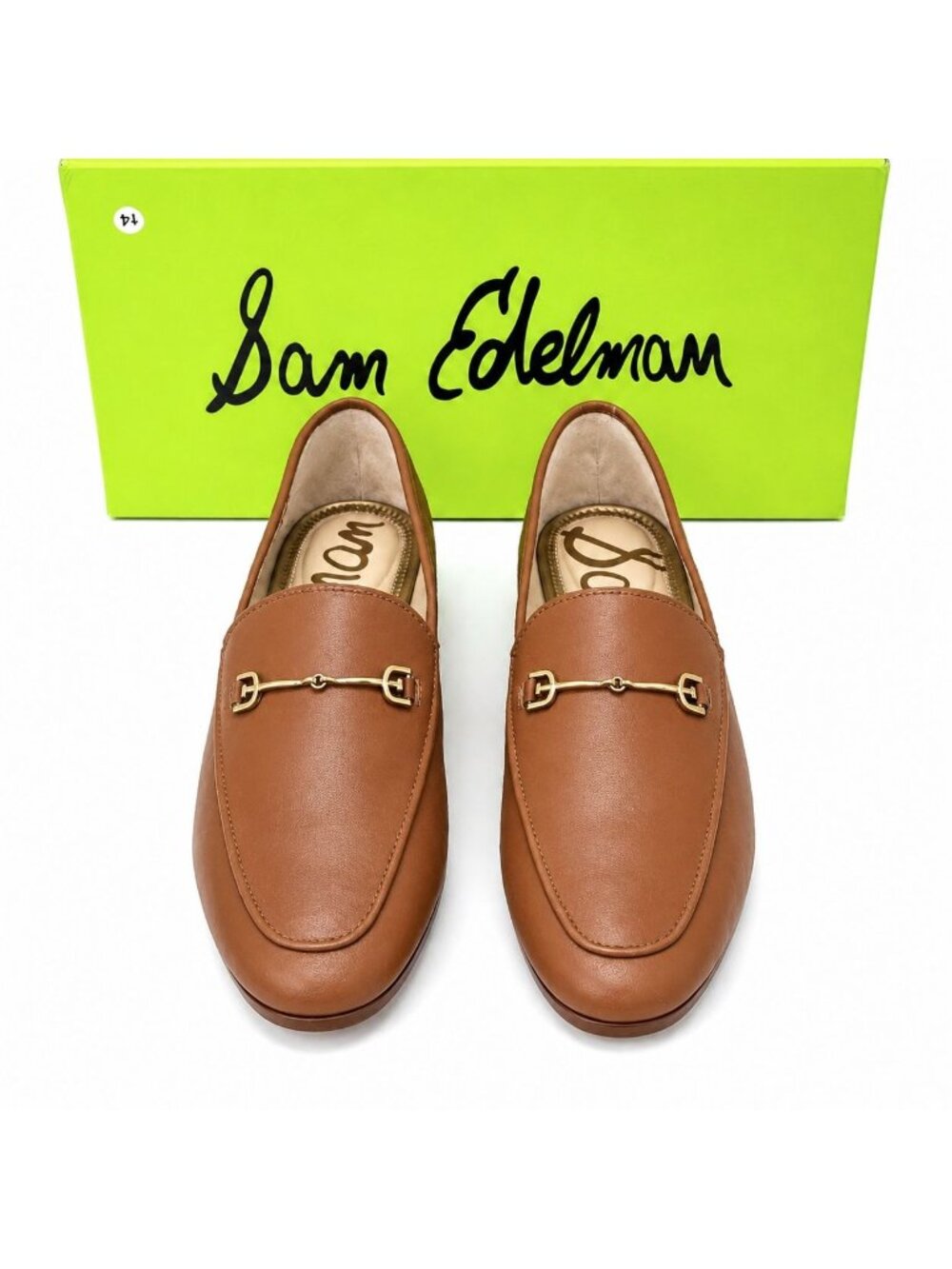 Sam Edelman Loraine Bit Loafers Women 7 M Saddle Leather New With Box - Picture 8 of 13